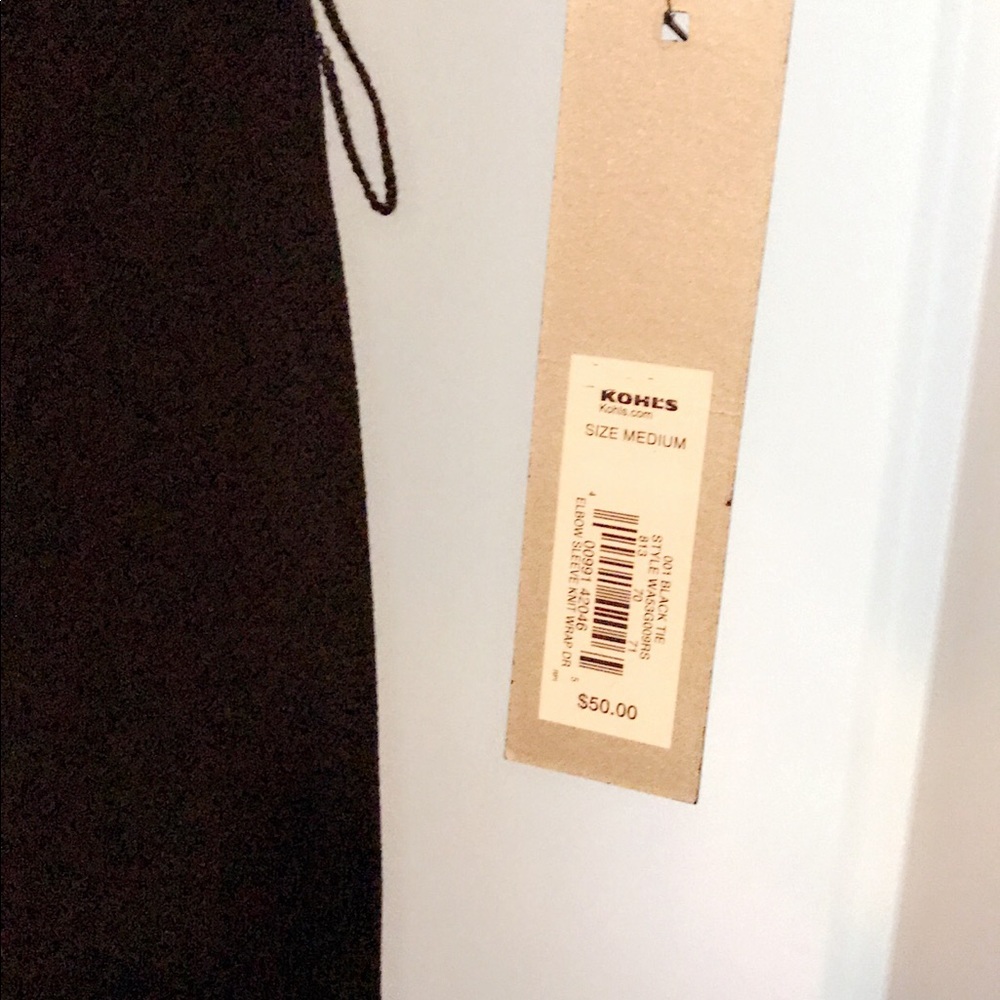 Black stretch fit dress